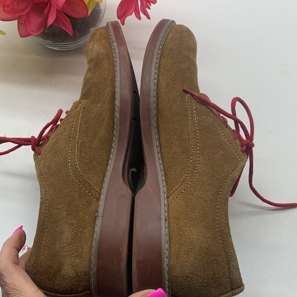 G.H. Bass Pasadena Tan Suede Oxford Sz 8.5D. MS1367C - Picture 6 of 8